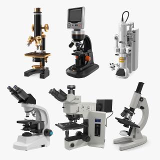 Microscopes Collection 3 3D model