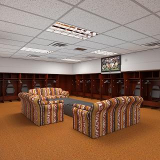 3D model Baseball Locker Room