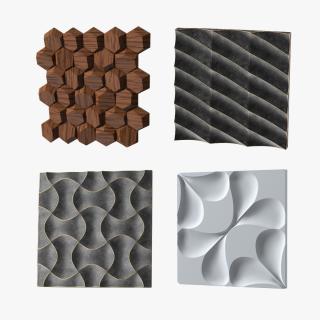 Wall Panels Collection 2 3D model