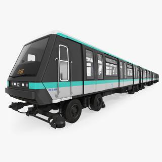 3D Paris Subway Train MP 05 Rigged