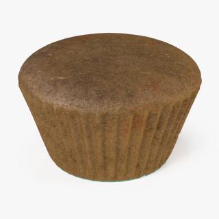 Sponge Cupcake Base 3D model