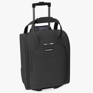 3D Softshell Rolling Luggage Samsonite Black