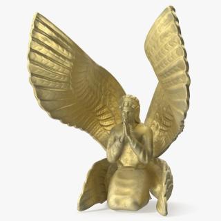 Praying Seraph Figure for 3D Print 3D model