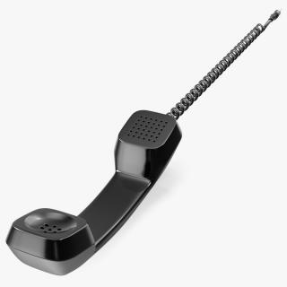 Minijack Telephone Receiver 3D