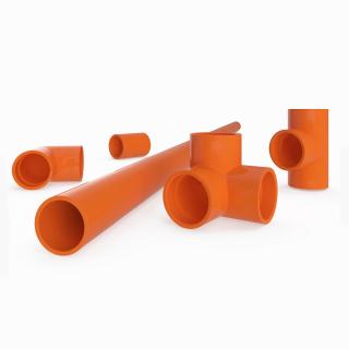 Five Different PVC Fittings 5.1D 3D