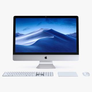 3D model Apple 27 iMac 2018 Silver