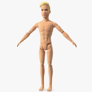 Barbie Ken GTD90 T-pose Fur 3D