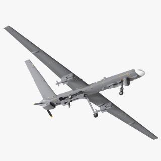 Unmanned Combat Aerial Vehicle Rigged 2 3D model