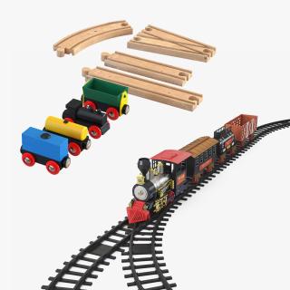 3D Toy Trains Collection