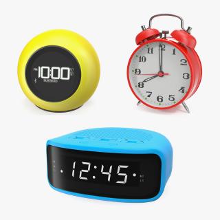 Desk Clocks Collection 3D