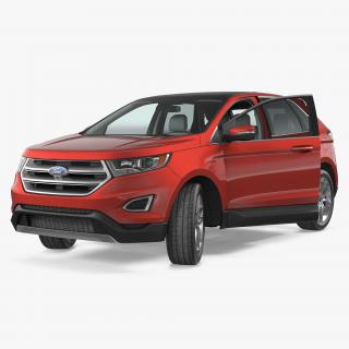 3D Ford Edge 2015 Rigged