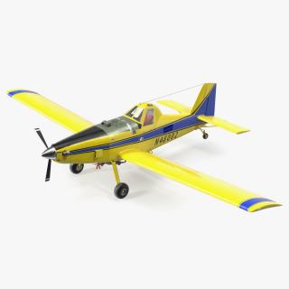 3D model Air Tractor AT 502B Aeroplane Simple Interior