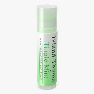 3D Lip Balm Mint model