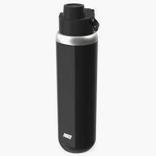 Bottle Water Nike Black Close 3D model