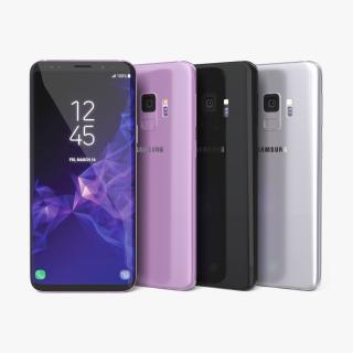 3D Samsung Galaxy S9 Set