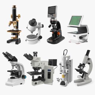 Microscopes Collection 5 3D model