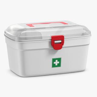 Emergency Medical Box Empty 3D