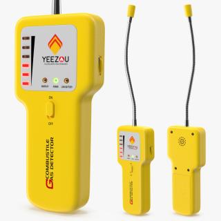 Techamor Y201 Portable Combustible Gas Leak Detector 3D