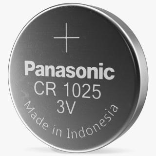 3D Button Cell Battery Panasonic CR1025