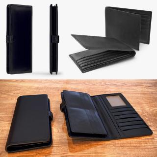 3D Wallets 3D Models Collection model