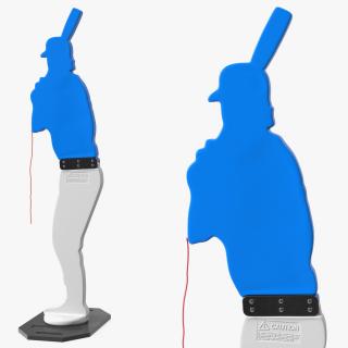 3D Baseball Pitching Dummy model