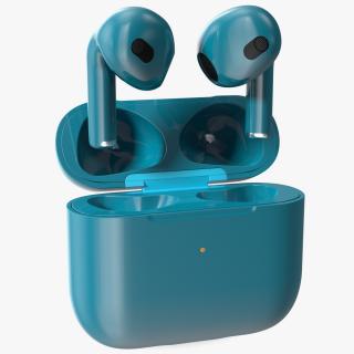 Earbuds with Case 3D