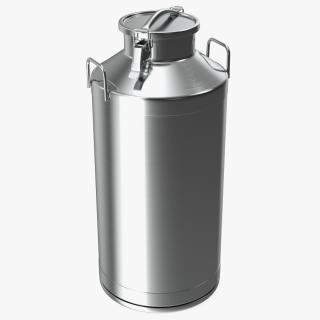 Milk Container Stainless Steel 60 Liter 3D model