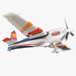 3D model Zivko Edge 540 Aerobatic Aircraft Rigged