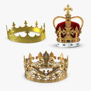 Crowns Collection 2 3D model