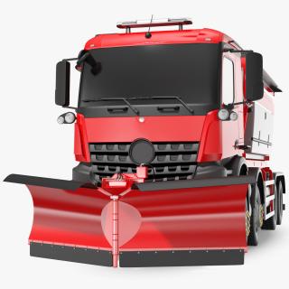 Gritter Truck Simple Interior 3D model