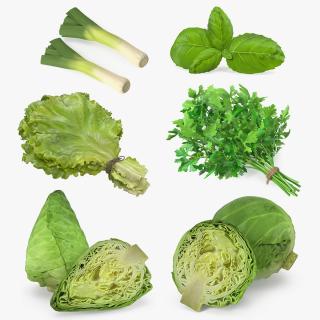 3D model Salad Greens Collection 3