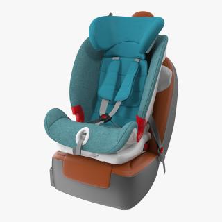 3D Child Seat on Passenger Seat model