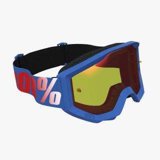 3D 100 Strata Goggles Blue model