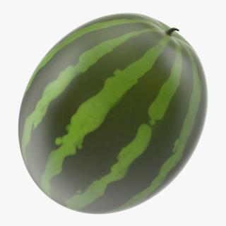 3D Cartoon Watermelon model