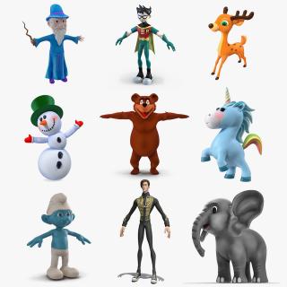 3D Cartoon Characters Collection 6