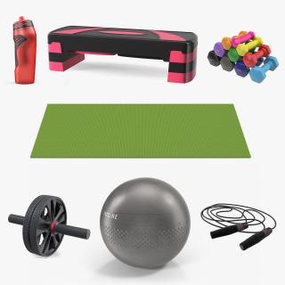 3D model Fitness Equipment Collection 3