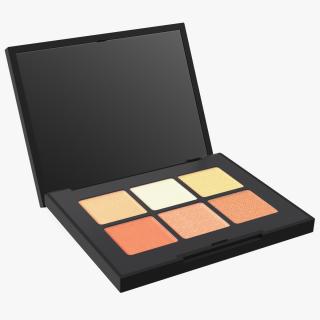 3D NARS Cosmetics Voyageur Eyeshadow Palette Copper model