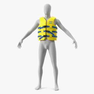 3D model Super Soft Adult Medium Life Jacket