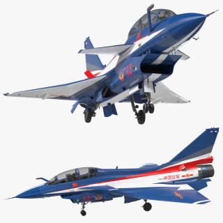 3D Chengdu J10 S Aerobatic Team Tandem Seated Jet