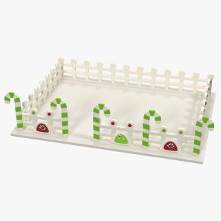 3D Cookie Dough Fence model