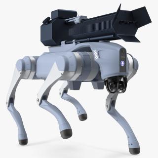 Thermonator Robot Dog in Walking Pose 2 3D model