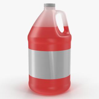 3D Plastic Red Juice Jug