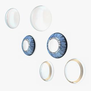 3D model Contact Lenses Collection