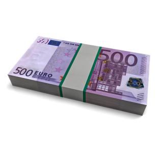 EU Currency 500 Euro Banknotes Pack 2 3D