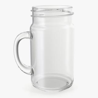 3D Mason Jar With Handle