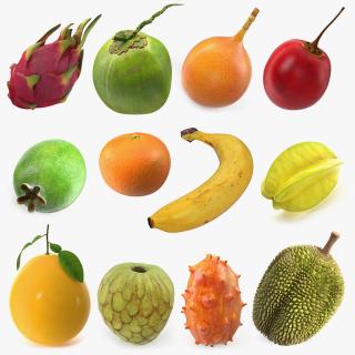 3D Exotic Fruits Collection 6