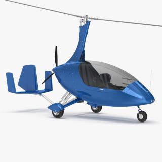 3D Rotorcraft Autogyro Blue 2