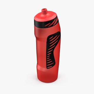 Sport Water Bottle Red 3D