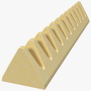 Toblerone White Chocolate Bar 3D model