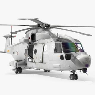 AgustaWestland AW101 Helicopter Italian Navy 3D model